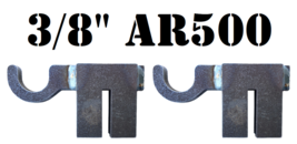 2pc 3/8&quot; AR500 Hardened Steel Shooting Target T-Post Hook - Metal Range ... - $42.56