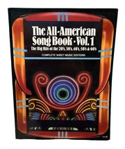 The All American Song Book Vol 1 Piano Sheet Music 53 Songs Big Hits 20s to 60s - £14.94 GBP