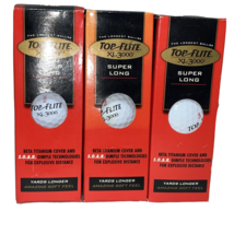 Top Flite XL 3000 Super Long 9 White Golf Balls Spalding NEW - $12.99