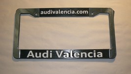 Audi Valencia License Plate Frame Dealership Plastic - $354.27 MXN