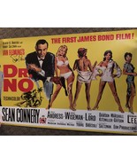SEAN CONNERY signed AUTOGRAPHED James Bond “DR.NO” movie POSTER - $2,051.54 CAD