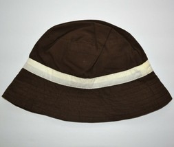 Lightweight Cotton Boys Sun Hat Bucket Frumpy Rumps   - Brown / Ivory 18 months - £6.98 GBP