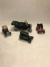 lot 4 toy model cars Ford Model T National motor museum firetruck 1:18 - £52.01 GBP