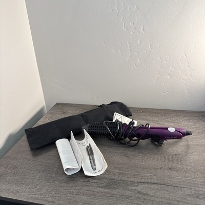 Used - InStyler Ionic Styler Pro Hot Brush and Ceramic Flat Iron, Purple - $26.87