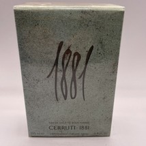 CERRUTI 1881 For Men EDT Spray 3.4 FL. OZ. NEW &amp; SEALED  ~VINTAGE - £47.25 GBP