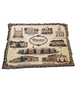 Thibdaux Louisana We Love Country Cotton Woven Tapestry Throw Blanket US... - $48.37