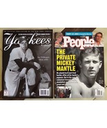 Yankees Magazine JOE DIMAGGIO Cover (1999) + People Weekly MICKEY MANTLE... - £7.75 GBP