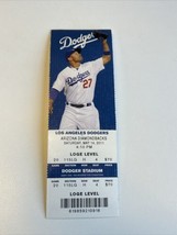 2011 Dodgers vs Diamondbacks Ticket: Josh Collmenter SO win in 1st MLB s... - £5.67 GBP