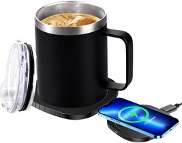 Smart Coffee Mug Warmer &amp; Mug Set With Auto-Off Self-Heating Mug For Cof... - £36.33 GBP