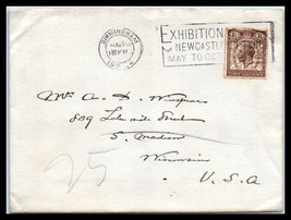1920s GB / UK Cover - Birmingham to S. Madison, Wisconsin USA Q14 - £2.37 GBP