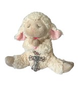 Ganz Pink Serenity Lamb W/ Cross Babtism Christening New Baby - $33.31 CAD