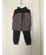 DKNY Toddler Boys 2-Piece Puffer Vest Jacket &amp; Jogger Jeans  Set Size 3T - $46.60 CAD