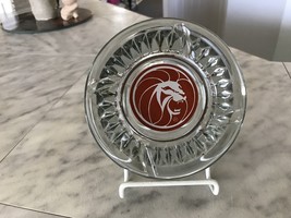 Vintage 1970s Las Vegas Grand Red Lion Head Glass Ashtray (chipped) - £1.45 GBP