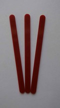 New Red Multi-use 4.5 inch / 11.25 cm Plastic Popsicle Craft Food Sticks - £23.59 GBP