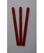 New Red Multi-use 4.5 inch / 11.25 cm Plastic Popsicle Craft Food Sticks - £23.46 GBP