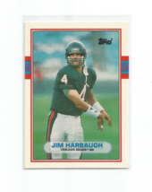 Jim Harbaugh (Chicago Bears) 1989 Topps Traded Rookie Card #91T - £7.60 GBP