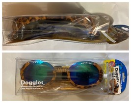 DOGGLES SUNGLASSES EYE SUN UV PROTECTION ANTI FOG SHATTERPROOF LEOPARD L... - £23.05 GBP