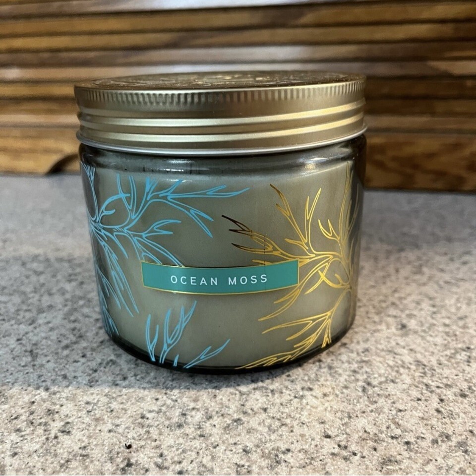 Bellevue Luxury Candles Ocean Moss 2 Wick Candle 12 Oz New! From Costco - $25.64 Bellevue Luxury Candles Ocean Moss 2 Wick Candle 12 Oz New! From Costco - $25.64