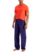 Club Room Men&#39;s Lot of 2 Sleep Tee-Shirts in Red and Blue-Size Small - $462.01 MXN