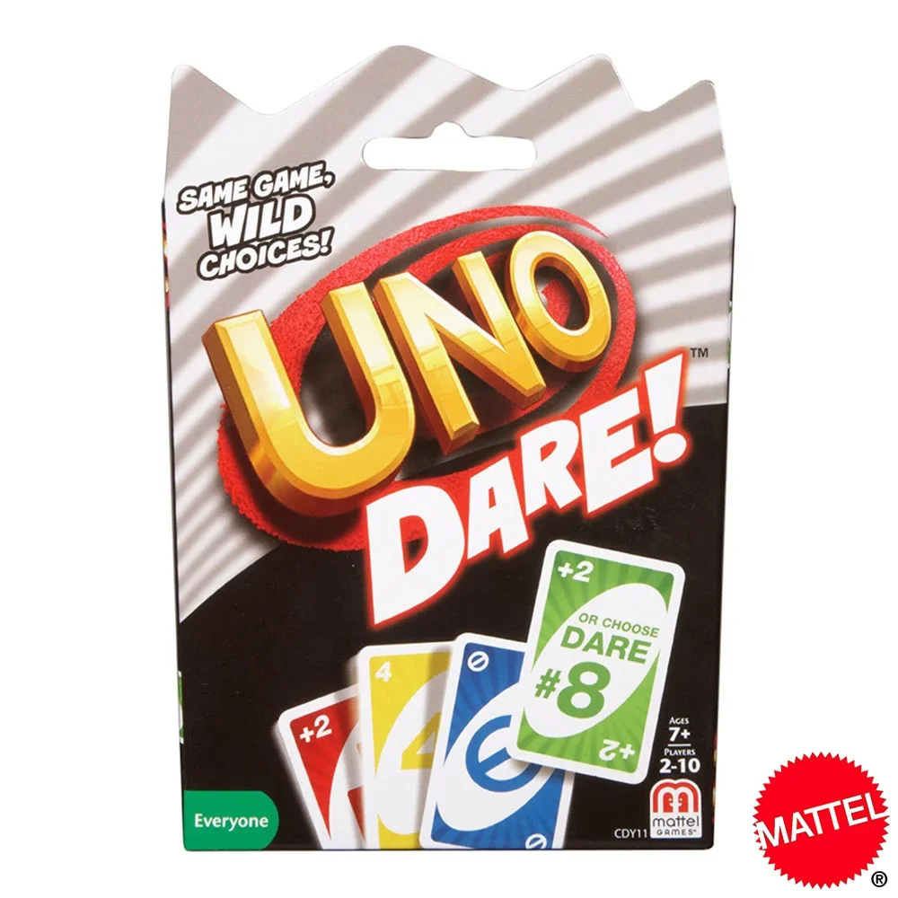 Mattel UNO DARE! Card Games Family Funny Entertainment Board Game Poker Kids - £8.59 GBP+
