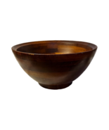 Lipper International Cherry Footed Salad Bowl Round Wood Wooden - £47.20 GBP