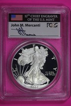 2005 W PR 69 Silver Eagle John Mercanti Signature PCGS Graded Certified Slab 442 - $107.47