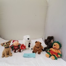 Set of 6 Multi Brand Plush Stuffed Animal Toy Figures - £15.56 GBP