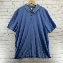 Calvin Klein Polo Light Blue Mens Sz XL Golf Shirt 100% Cotton - $15.84