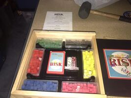 Risk Continental Game Nostalgia Game Series Vintage Wooden Box 2003 COMP... - $20.79