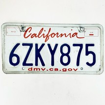  United States California Lipstick Passenger License Plate 6ZKY875 - £13.23 GBP