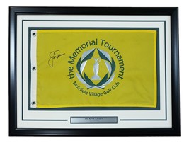 Jack Nicklaus Signed Framed The Memorial Tournament Golf Flag BAS AC22600 - £533.92 GBP