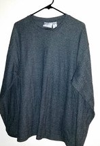 Dark Grey Stripe Farah Casual Sheer Long Sleeve Pullover XL - £5.46 GBP
