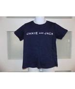 JANIE AND JACK Navy Blue SS T-Shirt W/Logo Size 3 Boy&#39;s NEW - $19.00