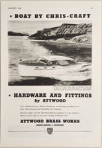 1945 Print Ad Chris-Craft 36-Ft Enclosed Cruisers Attwood Brass Grand Rapids,MI - £15.55 GBP