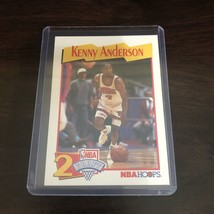 1991 NBA Hoops Basketball Card #50 Kenny Anderson Rookie, Nets - £0.79 GBP