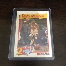 1991 NBA Hoops Basketball Card #50 Kenny Anderson Rookie, Nets - $1.00