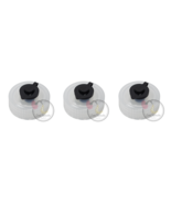 3x BLITZ AFTERMARKET Closed Screw Caps Black Vent installed NO bloat VEN... - $20.81 CAD
