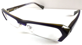 New ALAIN MIKLI A 0474 16 52mm Blue Semi-Rimless Eyeglasses Frame - £253.00 GBP