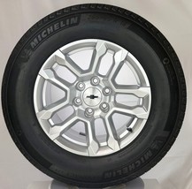 18&quot; Chevy Silverado Tahoe Suburban OEM Silver Wheels Michelin Tires New ... - $23,558.00 MXN
