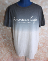 American Eagle Mens Gray Ombre Short Sleeve T-Shirt ~M~ - £6.85 GBP