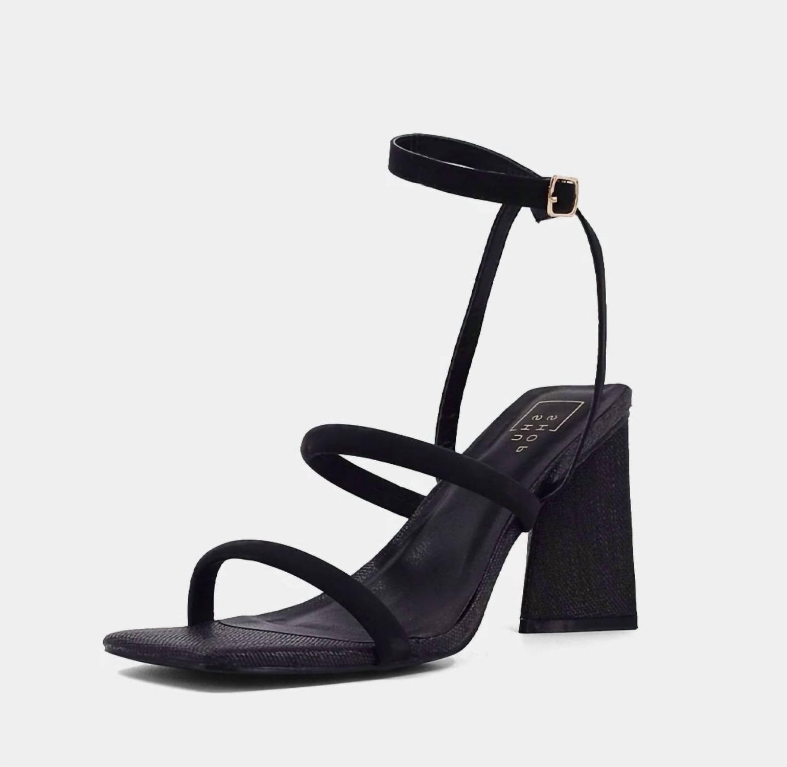Shu Shop women&#39;s evangeline woven heel Black - $47.00