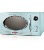 Nostalgia Retro Large 0.9 Cu Ft, 800-Watt Countertop Microwave Oven Aqua... - £276.96 GBP