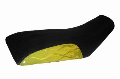 Kawasaki KDX 200 220 89-90 Yellow Ghost Flame YL Dirtbike ATV Seat Cover... - $31.90