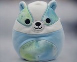 Squishmallow 5&quot; Banks the Badger Soft Blue Green Plush Toy NEW w/ Tags - £10.64 GBP