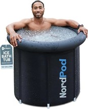 LifePro Nordpod Recovery Ice Bath Tub With Lid - Black (Open Box) - $76.49