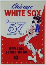 1957 Chicago White Sox New York Yankees Official Score Book Mickey Mantle - $17.81