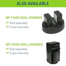 Np-Fw50 Wasabi Power Camera Battery (2-Pack) For Sony Zv-E10, Alpha A510... - £33.29 GBP