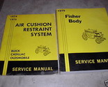 1975 GM Cadillac Body Service Shop Repair Manual Set Fisher Body OEM  - $19.00
