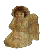 Angel Praying Pin Brooch Vintage Merrimack Publishing Corp 1989 Die Cut - £18.82 GBP