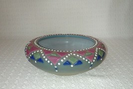 Brush-McCoy Art Pottery JEWELL Low Bowl with Enamel Accents 1923 - $148.49